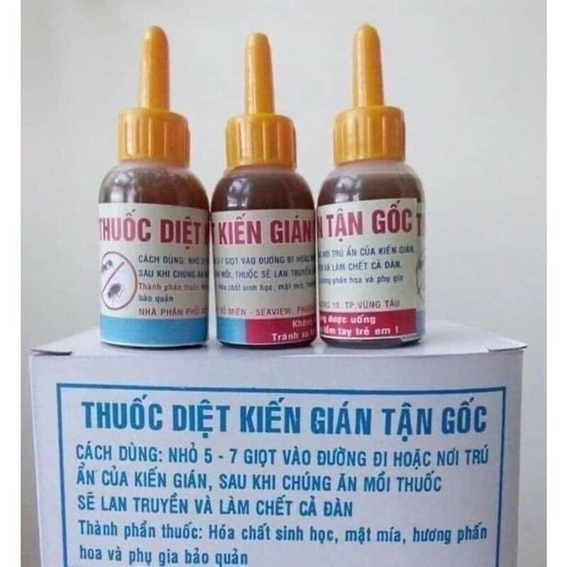 Combo 3 Thuốc Diệt Kiến Gián Tận Gốc An Toàn Hiệu Quả