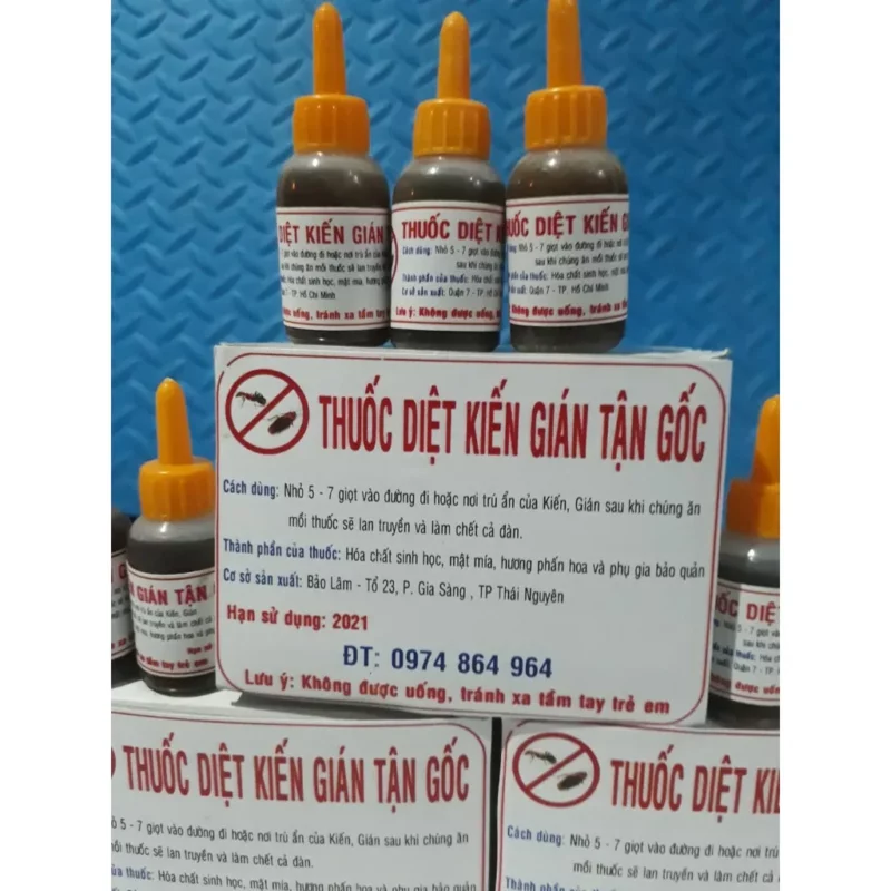 Combo 3 Thuốc Diệt Kiến Gián Tận Gốc An Toàn Hiệu Quả